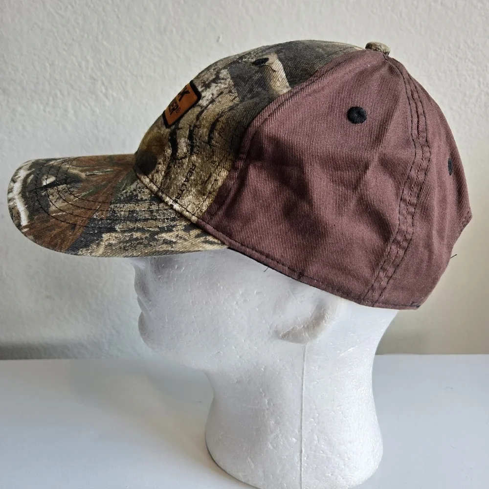 Buck Commander Hat Cap Mens Brown Camo Strapback Embroidered Logo‎